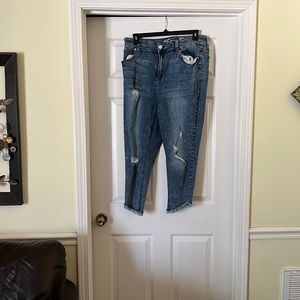 Asymmetrical Blue Jeans!